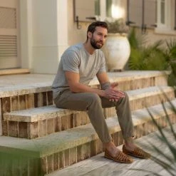 Nisolo Men's Colorblock Huarache Sandal