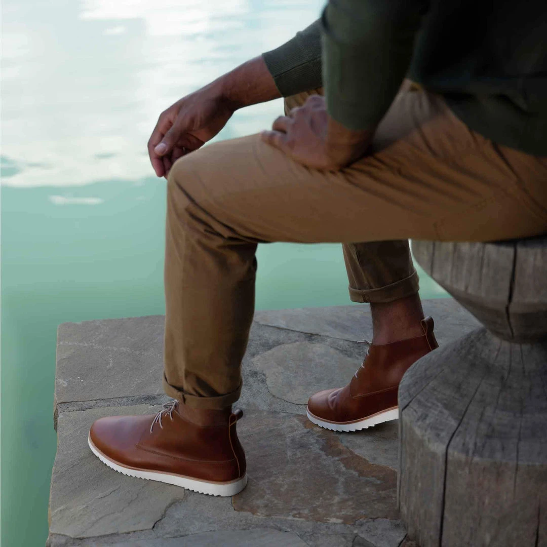 Nisolo Men's Cusco Flex Chukka - Brandy 4 Nisolo Men's Cusco Flex Chukka - Brandy