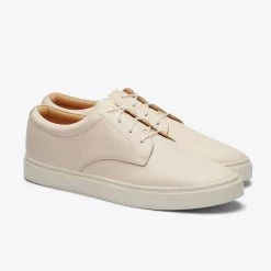 Nisolo Men's Diego Low Top Sneaker - Bone
