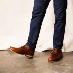 Nisolo Men's Emilio Chukka Boot - Brandy