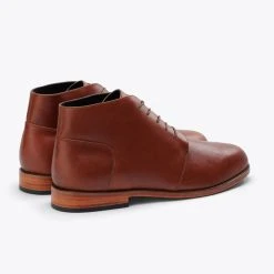 Nisolo Men's Emilio Chukka Boot - Brandy