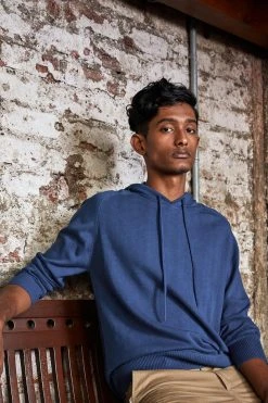 No Nasties Men's Knit Pullover Hoodie