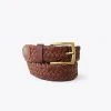 Nisolo Men's Teyo Woven Belt - Brandy 2 Nisolo Men's Teyo Woven Belt - Brandy