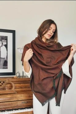 Studio Variously Home Goods Merlot Merino Blanket