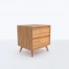 Masaya & Co. Mid Century Two Drawer Side Table / Nightstand