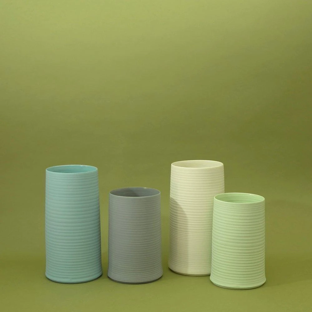 Middle Kingdom Home Goods Cold Mountain Porcelain Vase - Mint Green 4 Middle Kingdom Home Goods Cold Mountain Porcelain Vase - Mint Green