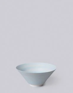 Middle Kingdom Conical Porcelain Bowl - Robin Egg Blue 10 Middle Kingdom Conical Porcelain Bowl - Robin Egg Blue