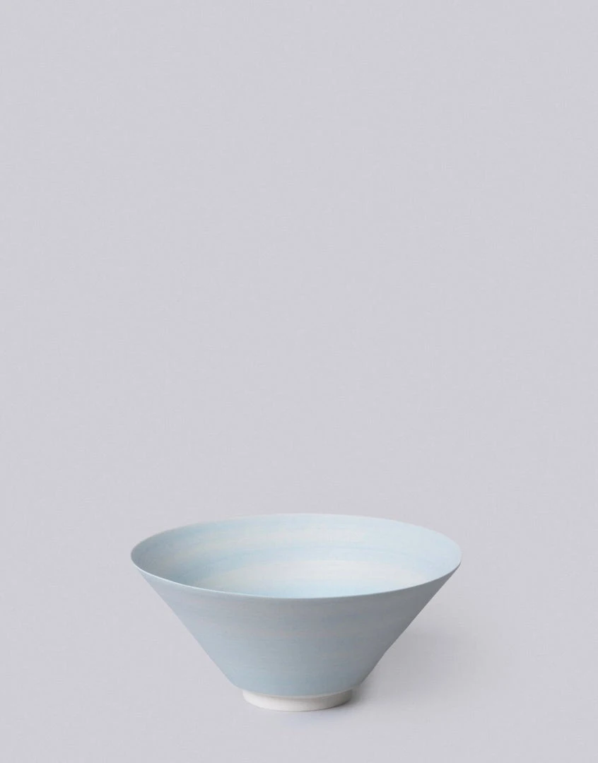Middle Kingdom Conical Porcelain Bowl - Robin Egg Blue 5 Middle Kingdom Conical Porcelain Bowl - Robin Egg Blue