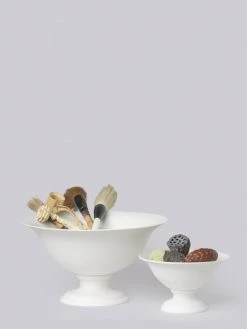 Middle Kingdom Best Sellers Footed Porcelain Vase - Bisque