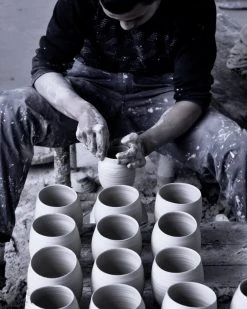 Middle Kingdom Home Goods Glossy Jade Ring Porcelain Vase