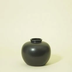 Middle Kingdom Home Goods Glossy Jade Ring Porcelain Vase