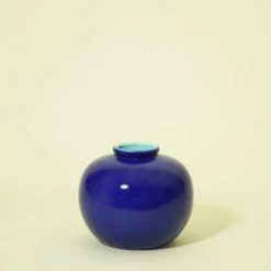 Middle Kingdom Home Goods Glossy Jade Ring Porcelain Vase