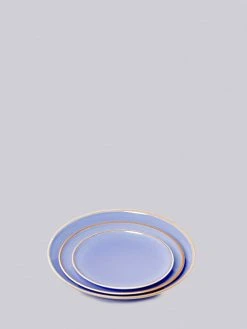 Middle Kingdom Hermit Porcelain Plate - Lavender
