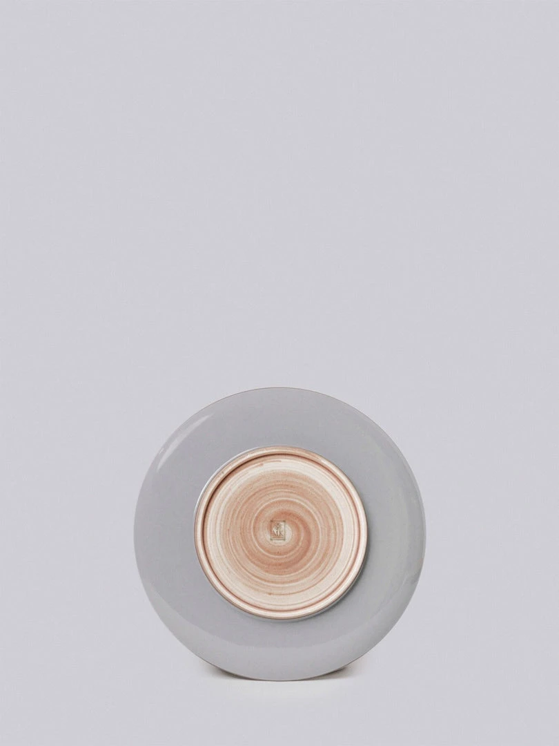 Middle Kingdom Hermit Porcelain Plate - Steel Grey Kitchen + Dining 4 Middle Kingdom Hermit Porcelain Plate - Steel Grey Kitchen + Dining