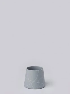 Middle Kingdom Small Wide Porcelain Cone - Ash Home Goods