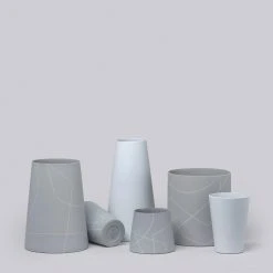 Middle Kingdom Tall Thin Porcelain Cone - Ice Home Goods