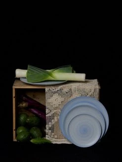 Middle Kingdom Porcelain Wash Ware Plate - Cornflower Kitchen + Dining