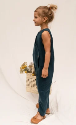 Mien Kids' Kinship Wrap Jumper - Rich Teal