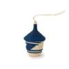 Azizi Life Miniature Basket Ornament - Blue BIPOC Owned 2 Azizi Life Miniature Basket Ornament - Blue BIPOC Owned