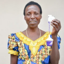 Azizi Life Miniature Basket Ornament - Pink