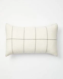 Minna Home Goods Anni Wool Lumbar Pillow - Cream