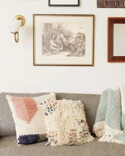 Minna Antigua Wool Shag Throw Pillow Handcrafted 9 Minna Antigua Wool Shag Throw Pillow Handcrafted