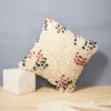 Minna Antigua Wool Shag Throw Pillow Handcrafted