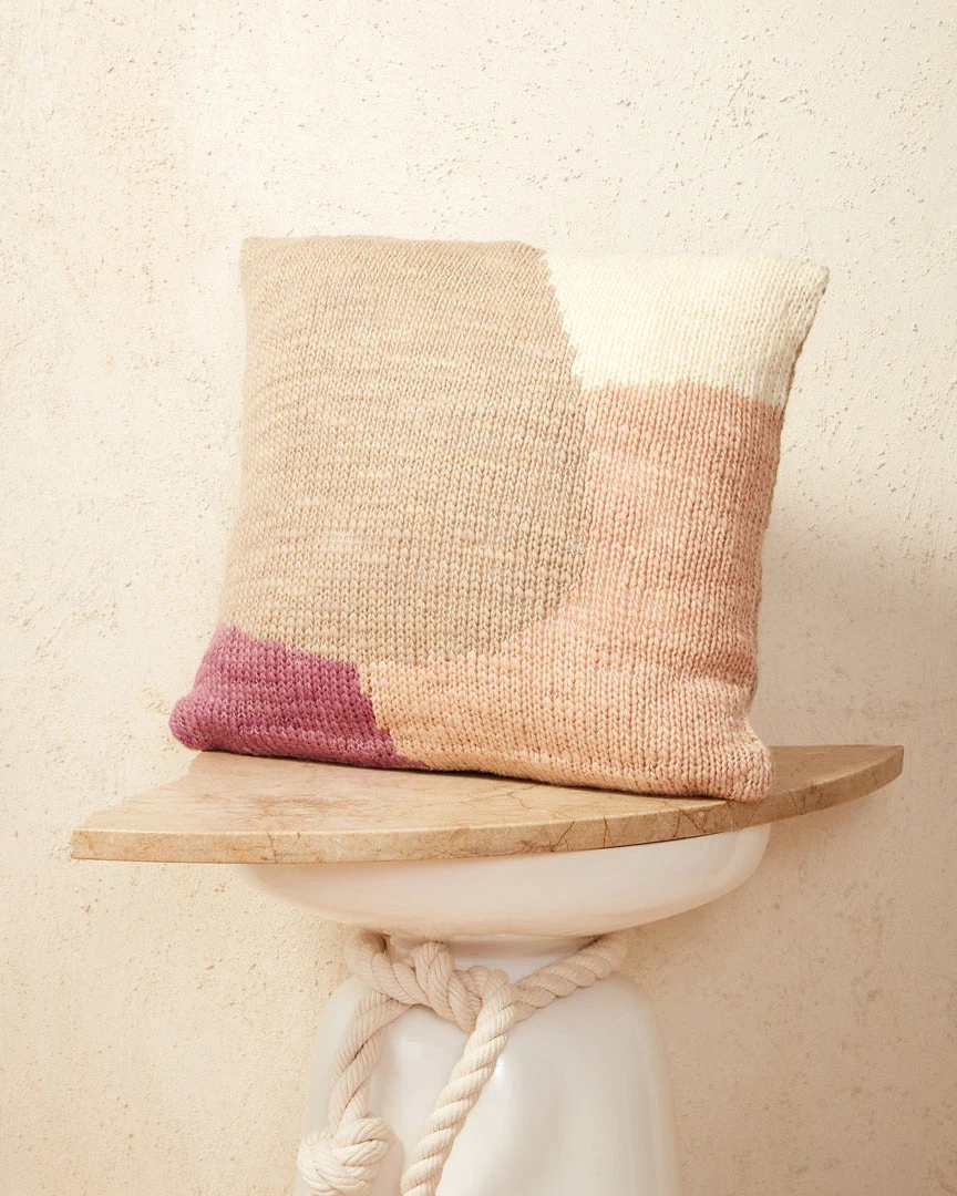 Minna Home Goods Hillside Wool Throw Pillow - Lilac 3 Minna Home Goods Hillside Wool Throw Pillow - Lilac