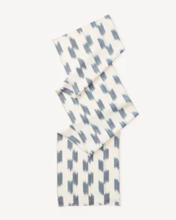Minna Handcrafted Ikat Table Runner - Indigo