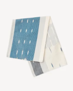 Minna Ikat Towel Indigo Handcrafted