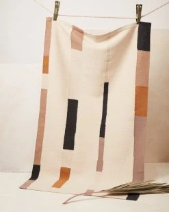 Minna Lines Wool Rug - Oat Home Goods