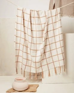 Minna Louise Throw Blanket - Oat Home Goods