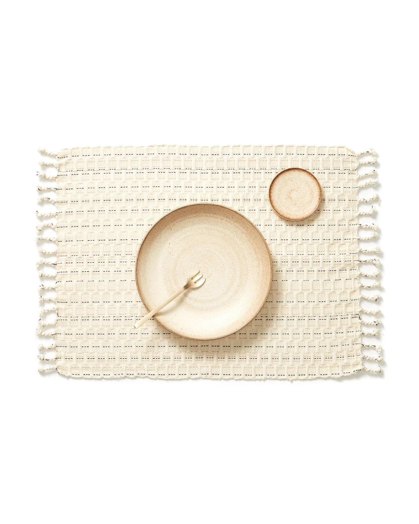 Minna Kitchen + Dining Panalito Placemat - Cream 4 Minna Kitchen + Dining Panalito Placemat - Cream