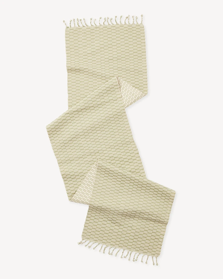 Minna Kitchen + Dining Panalito Table Runner - Sage 4 Minna Kitchen + Dining Panalito Table Runner - Sage