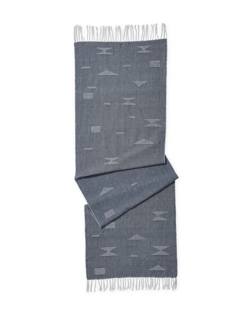 Minna Shapes Table Runner - Blue Best Sellers 4 Minna Shapes Table Runner - Blue Best Sellers