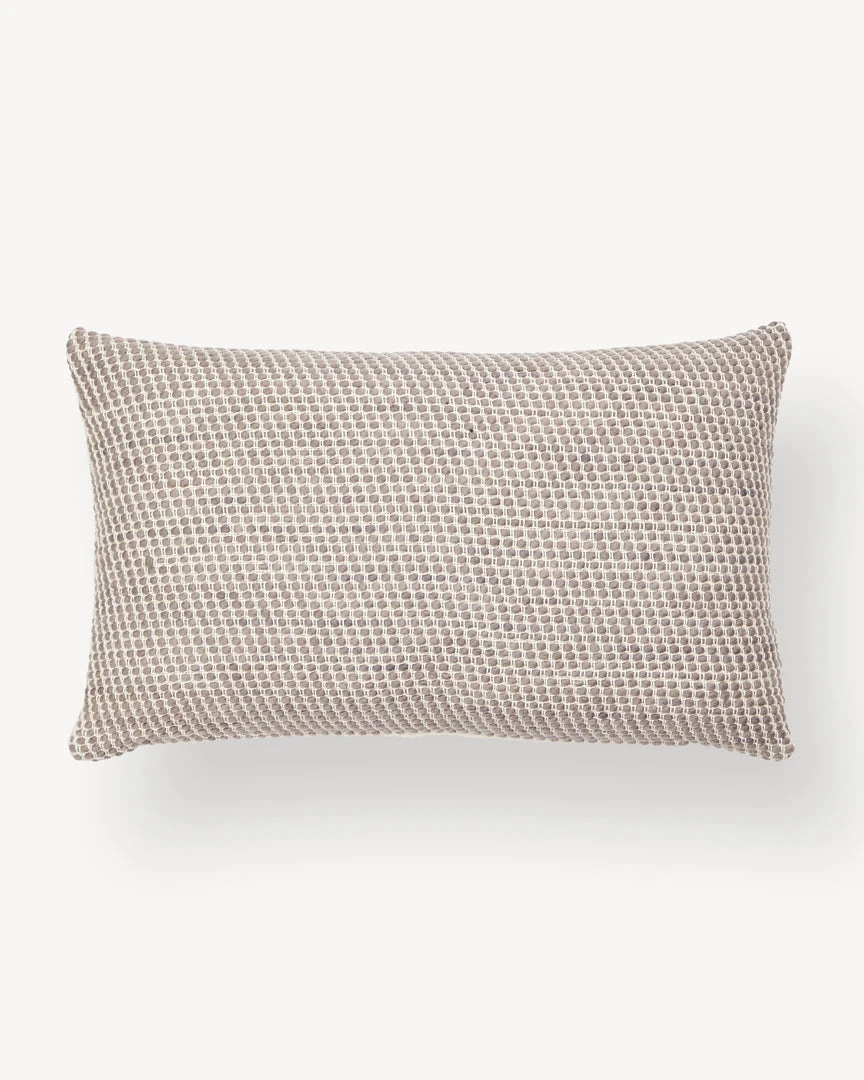 Minna Sheila Merino Lumbar Pillow - Fog Home Goods 4 Minna Sheila Merino Lumbar Pillow - Fog Home Goods