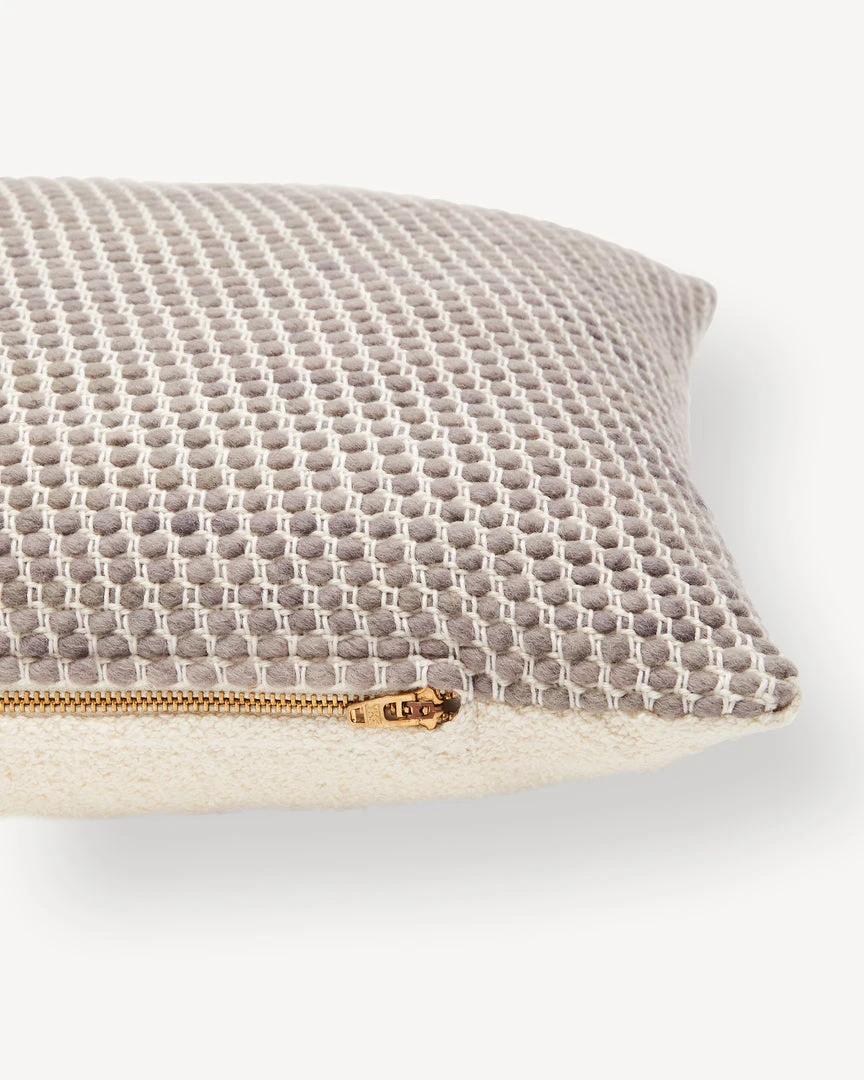 Minna Sheila Merino Lumbar Pillow - Fog Home Goods 6 Minna Sheila Merino Lumbar Pillow - Fog Home Goods