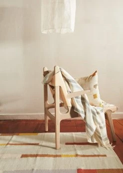 Minna Sky Stripe Throw Blanket Home Goods