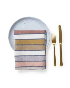 Minna Sunrise Stripe Napkin Set Kitchen + Dining