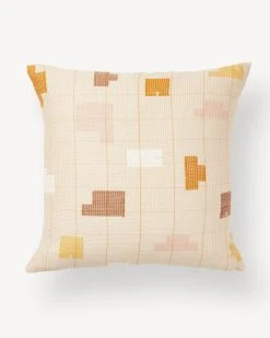 Minna Tiny Shapes Throw Pillow - Blush Home Goods