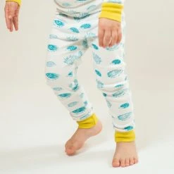 Mirasa Design Kids' Porcupine Pajama Set - Blue + Celery Kids' + Baby