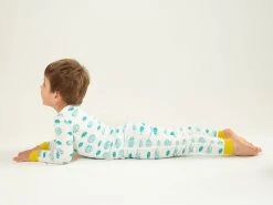 Mirasa Design Kids' Porcupine Pajama Set - Blue + Celery Kids' + Baby