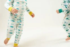 Mirasa Design Kids' Porcupine Pajama Set - Blue + Celery Kids' + Baby
