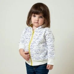 Mirasa Design Baby Hippo + Rhino Hoodie - Celery Kids' + Baby