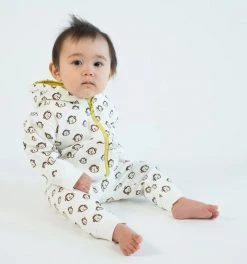 Mirasa Design Baby Monkey Hoodie - Celery Kids' + Baby