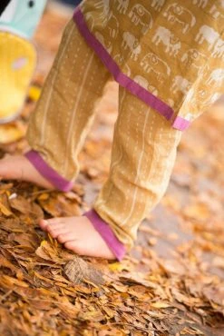 Mirasa Design Baby Stripe Pants - Forest Yellow Kids' + Baby