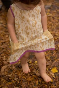 Mirasa Design Baby Vine Dress - Forest Yellow Kids' + Baby