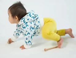 Mirasa Design Baby Penguin Hoodie - Celery