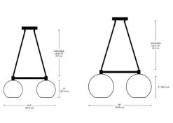 Dounia Home Mishal Chandelier - Silver