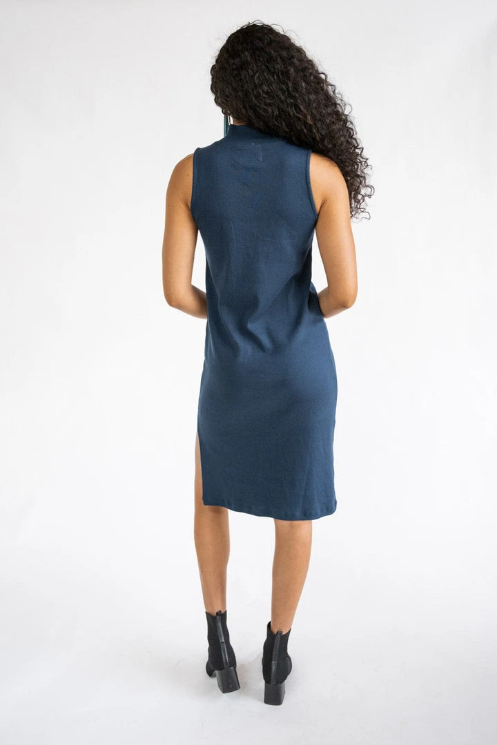 Tonlé Mock Neck Upcycled Dress Clothing 10 Tonlé Mock Neck Upcycled Dress Clothing